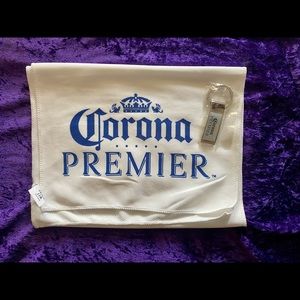 Corona Premier Cooling Towel & Keychain Can Opener